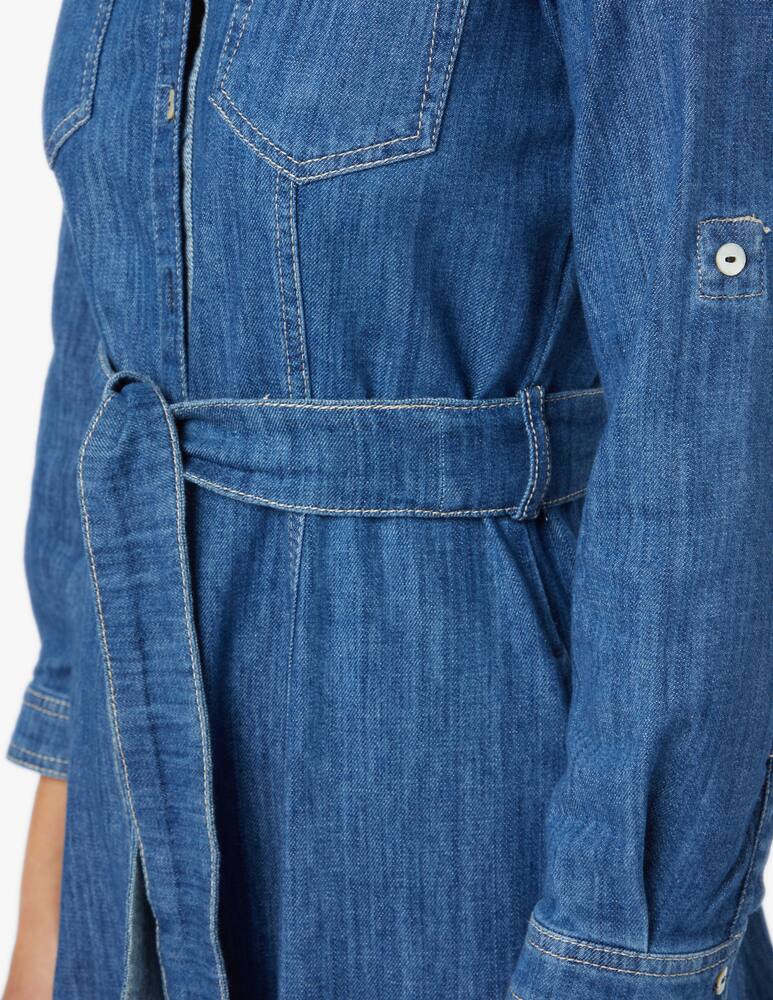 rinascente Marella Vestito chemisier di jeans Lampone - blu