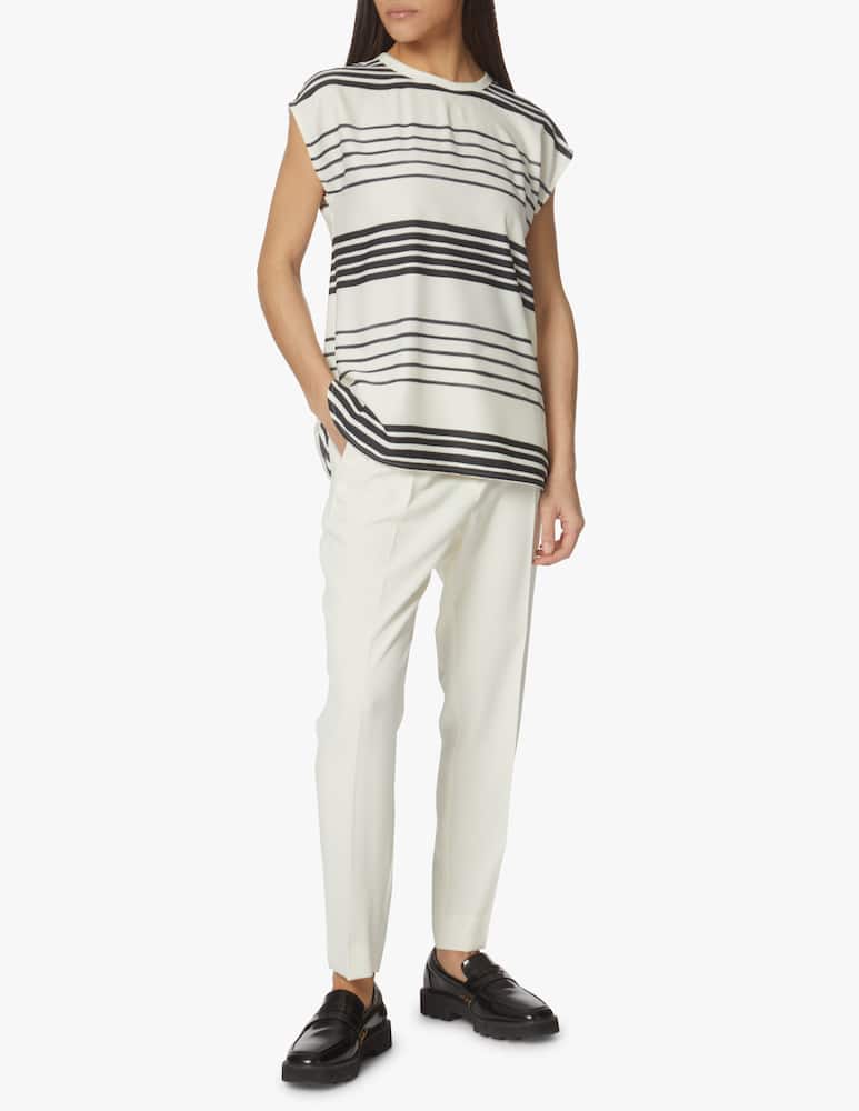 rinascente Marella Blusa a maniche corte Imbarco - bianco