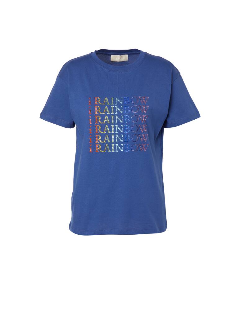 rinascente iBlues T-shirt in cotone manu - blu