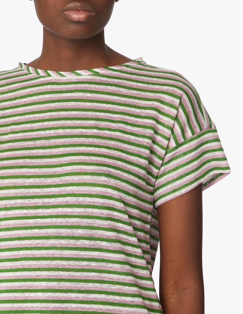 rinascente iBlues T-shirt in lino Apotema - verde