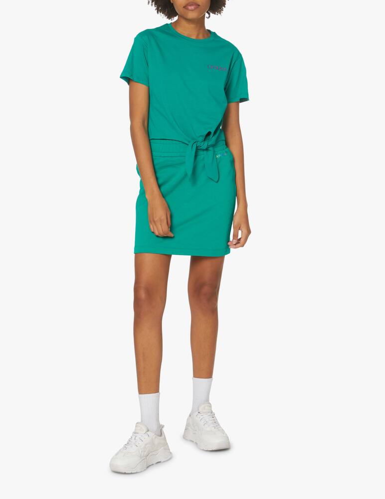 iBlues Altea cotton mini skirt - green - picture 1 iBlues Altea cotton mini skirt - green - picture 1