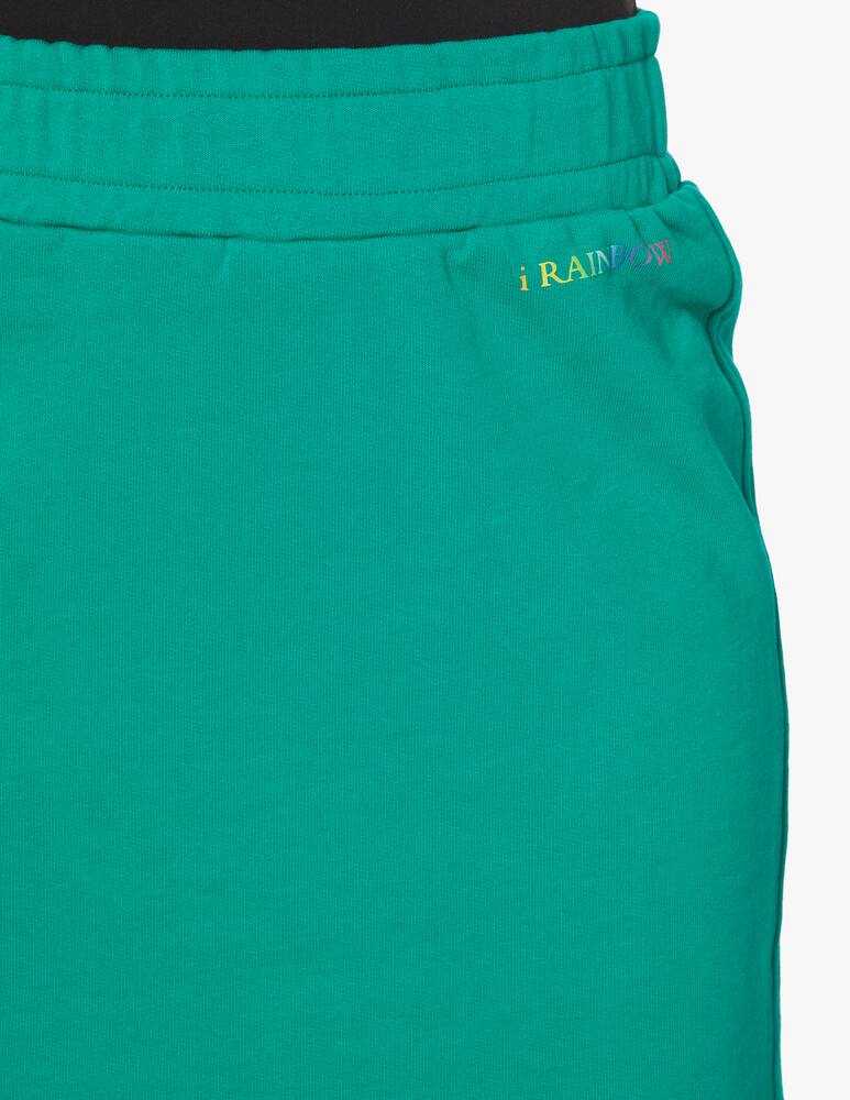 iBlues Altea cotton mini skirt - green - picture 4 iBlues Altea cotton mini skirt - green - picture 4