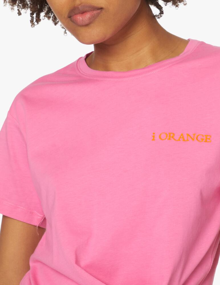 rinascente iBlues T-shirt in cotone Calende - rosa