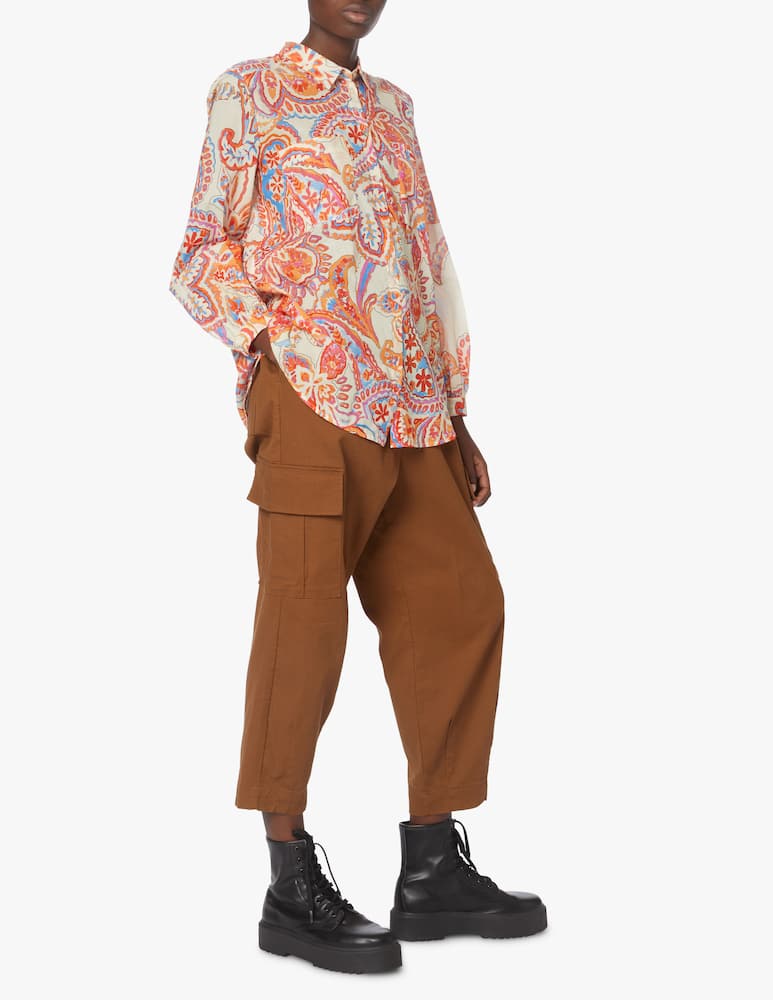 rinascente iBlues Camicia in cotone Efraim - beige