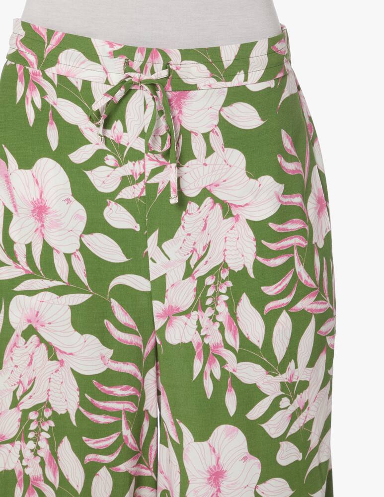 rinascente iBlues Gatto viscose palazzo trousers - green