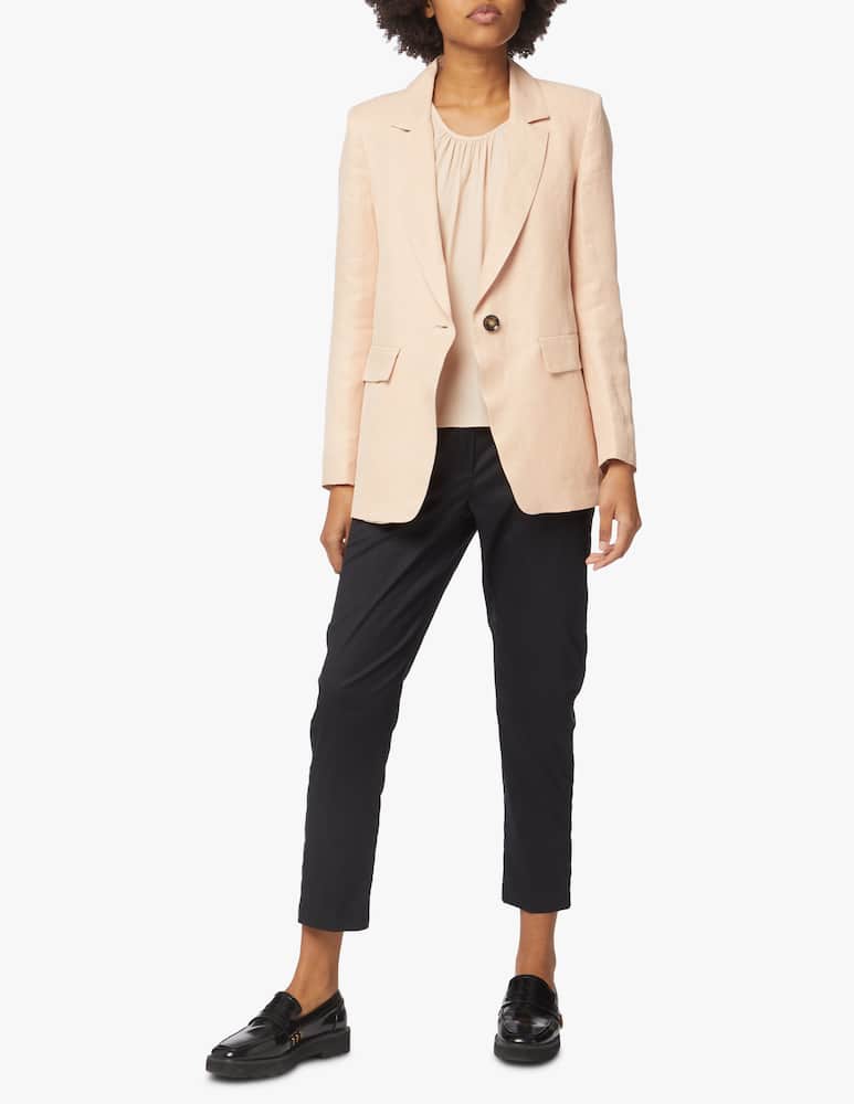 rinascente iBlues Blazer Mirano in misto lino - rosa