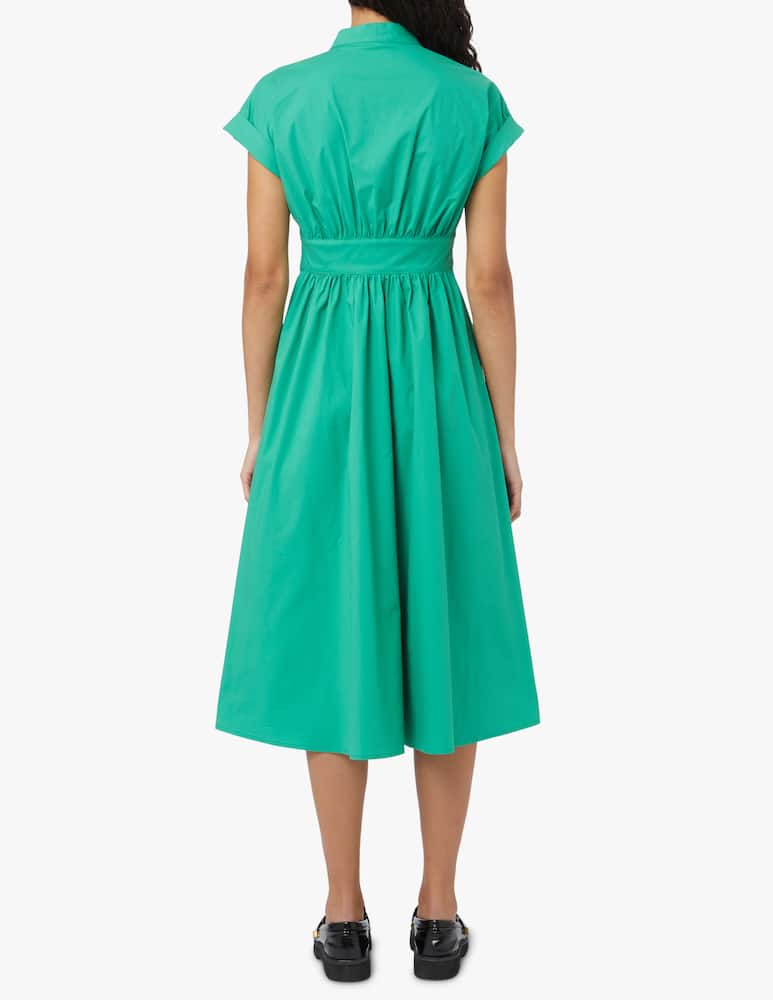 rinascente Marella Vestito midi in cotone Bobbio - verde