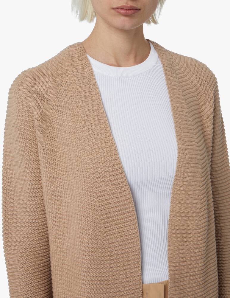 rinascente Marella Melk cotton long cardigan - beige