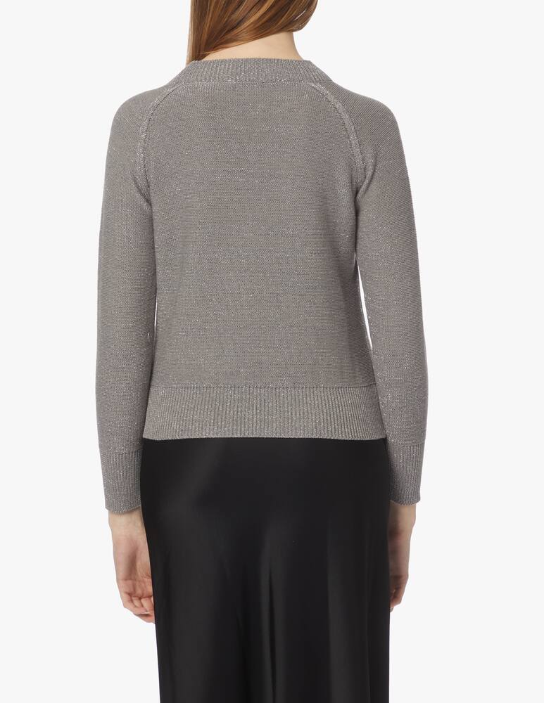rinascente Marella Maglioncino in lurex Minute - grigio