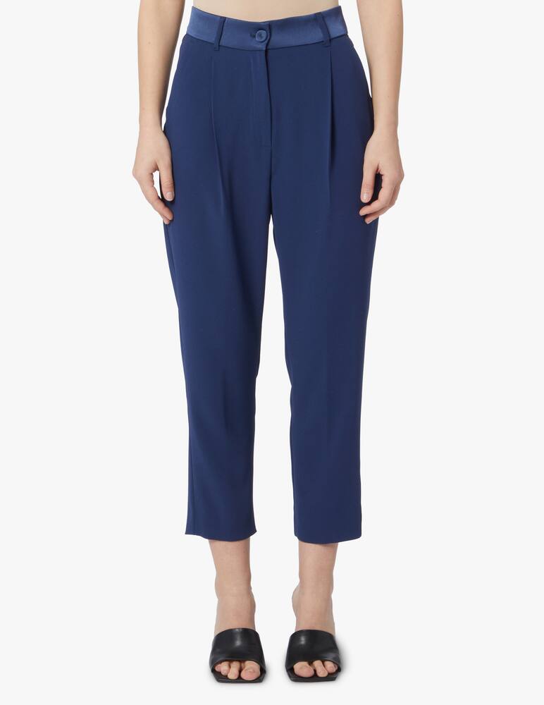 rinascente Marella Carina slim-fit trousers - blue