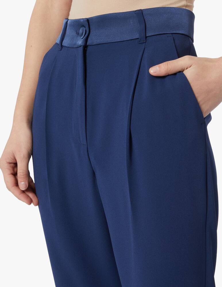 rinascente Marella Carina slim-fit trousers - blue