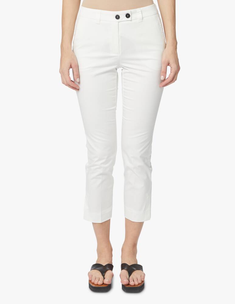rinascente Marella Opunzia slim-fit trousers - white