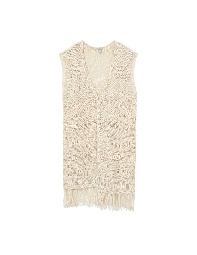 rinascente Marella Arca knit vest - beige