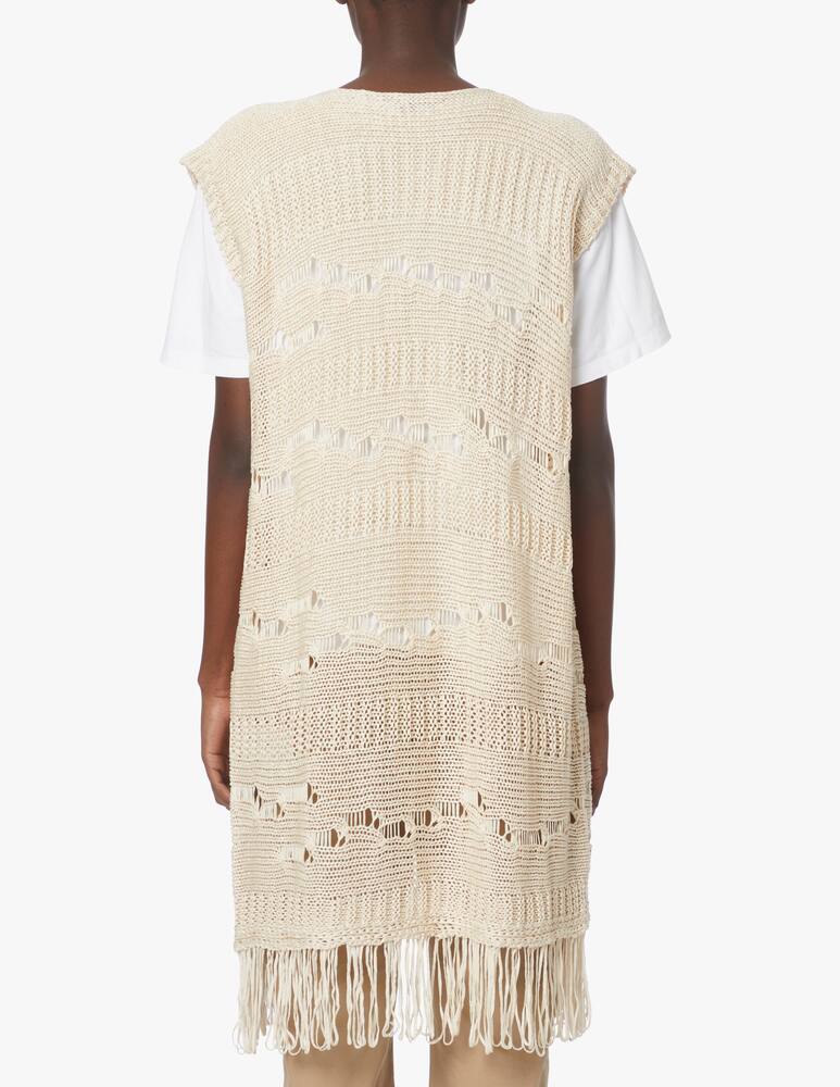 rinascente Marella Arca knit vest - beige