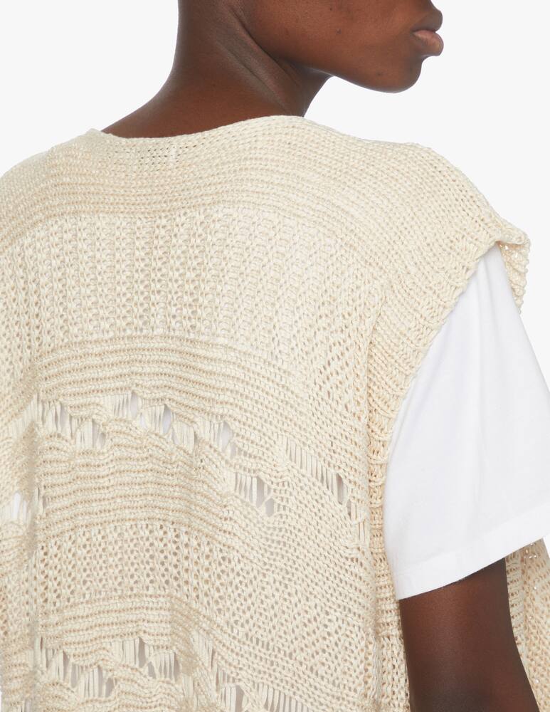 rinascente Marella Arca knit vest - beige