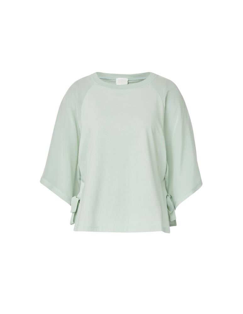 rinascente Marella Cotton and silk t-shirt - green