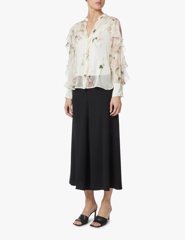 Marella Chiffon shirt Siepe - white - picture 2 Marella Chiffon shirt Siepe - white - picture 2