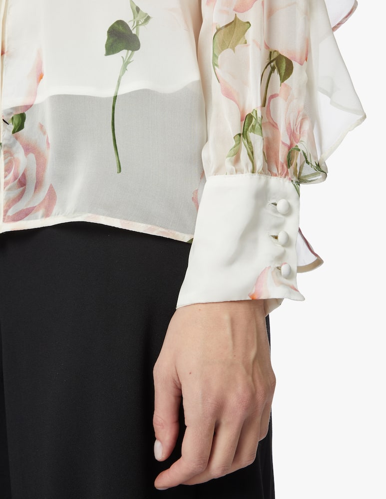 rinascente Marella Chiffon shirt Siepe - white