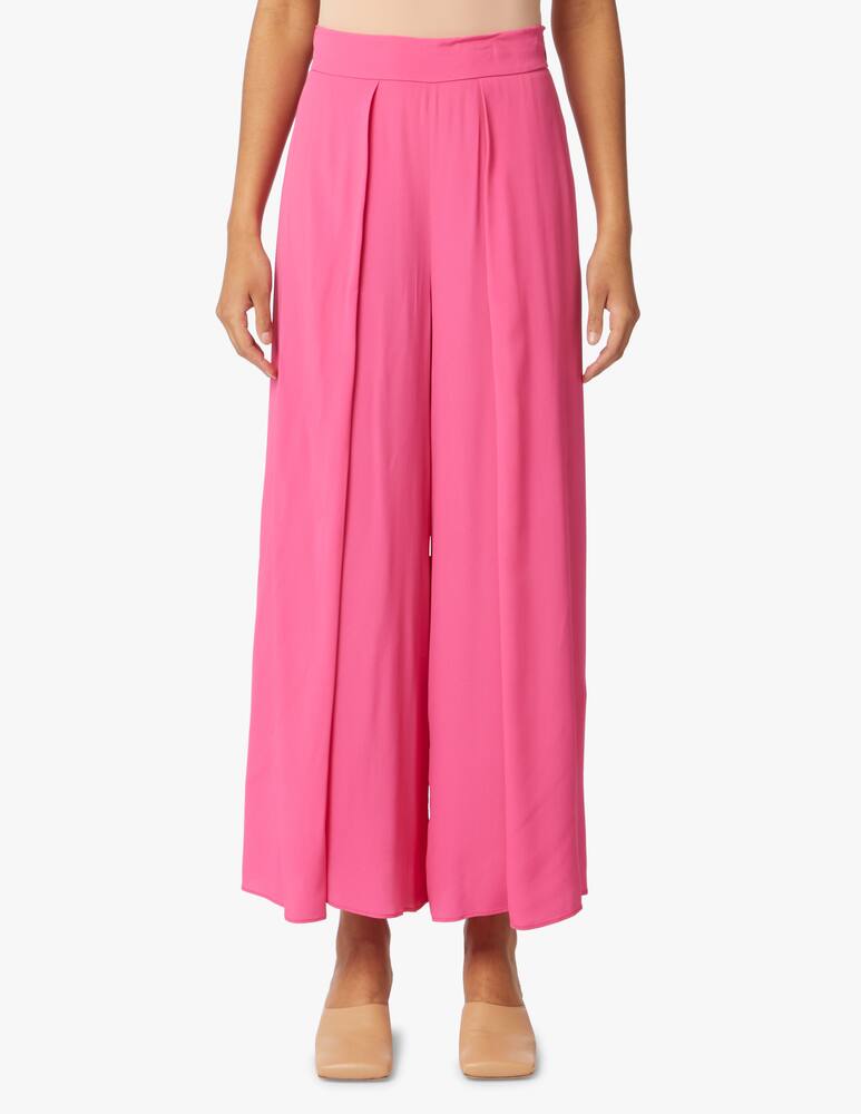 rinascente Marella Reame silk blend trousers - pink