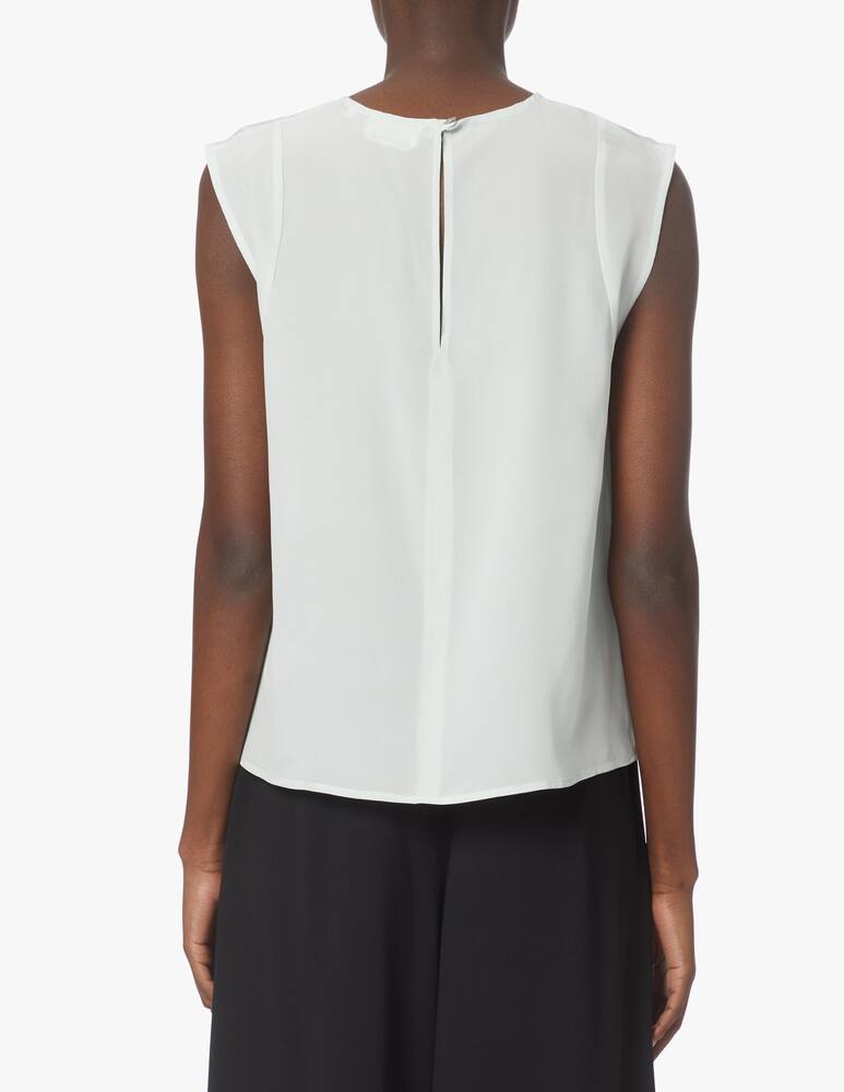 rinascente Marella Conero silk top - green