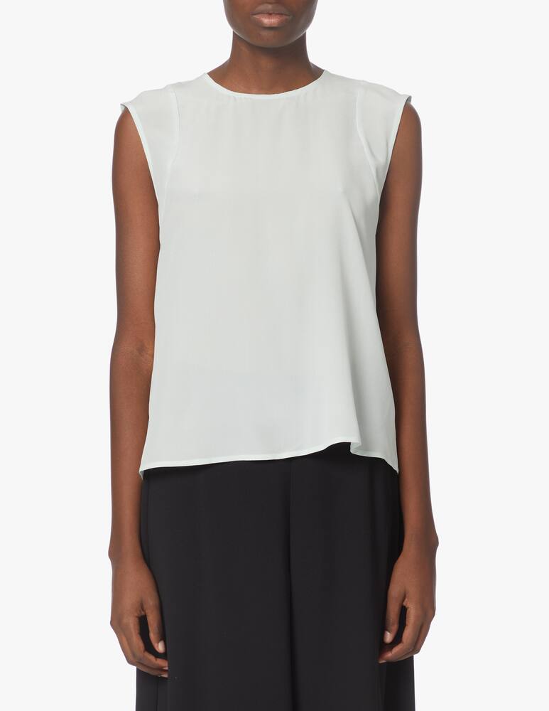 rinascente Marella Conero silk top - green