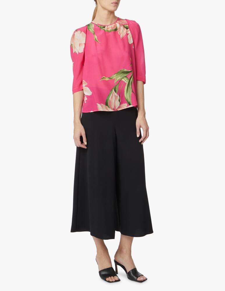 Marella Blusa in seta Venosa - rosa - immagine 2