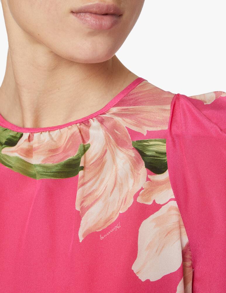 rinascente Marella Venosa silk blouse - pink