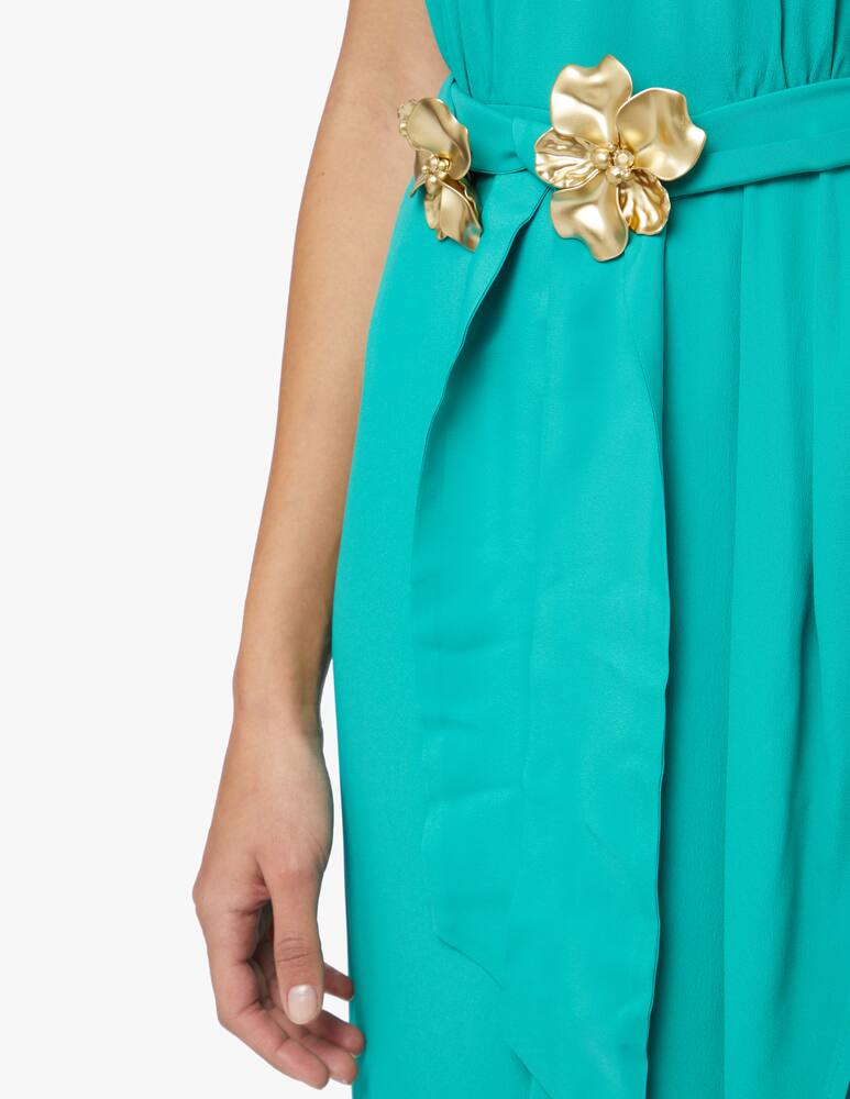 rinascente Marella Vestito lungo senza manica Barabba - verde