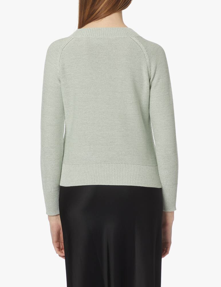 rinascente Marella Maglioncino in lurex Minute - verde
