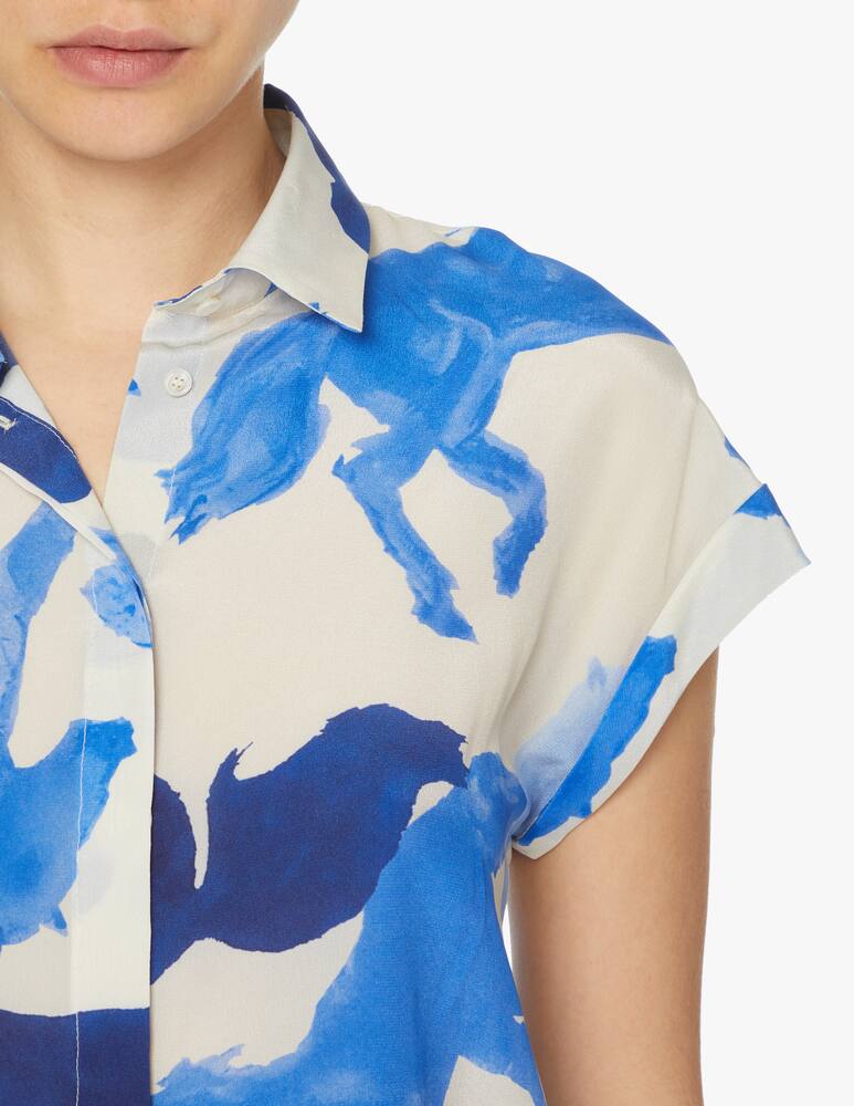 rinascente Marella Eterno silk shirt - blue