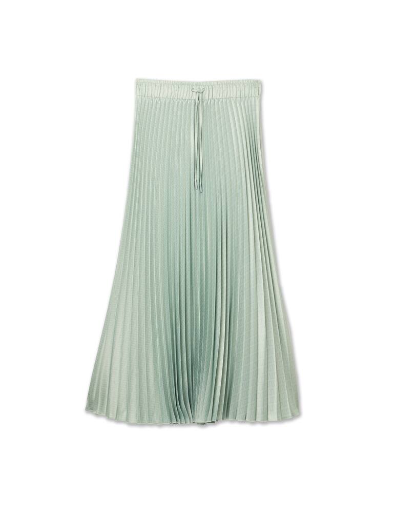 Marella Pleated skirt Jean - green - picture 5 Marella Pleated skirt Jean - green - picture 5