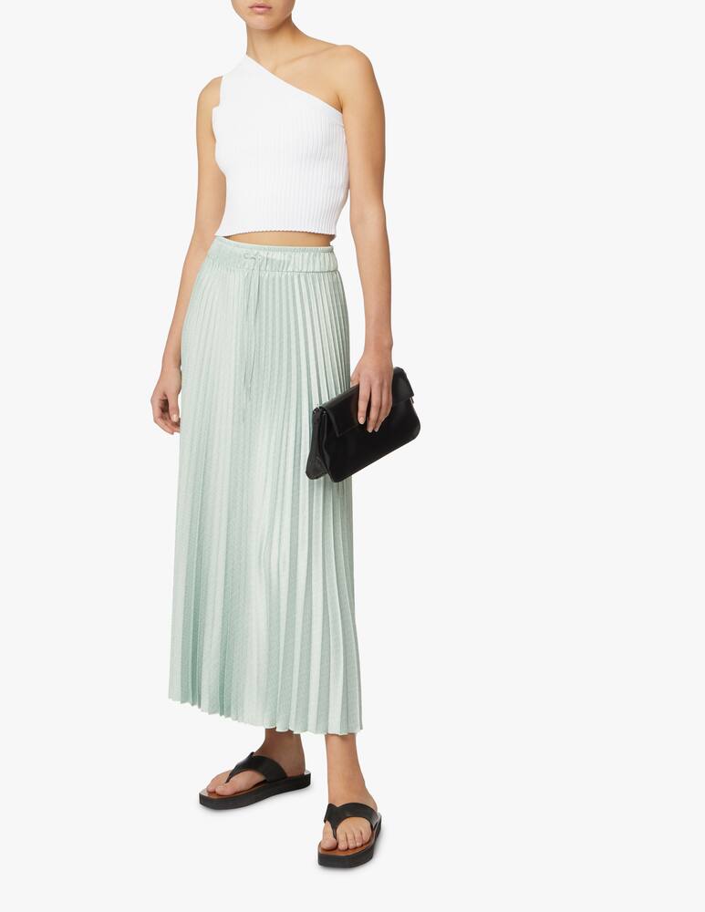 Marella Pleated skirt Jean - green - picture 1 Marella Pleated skirt Jean - green - picture 1