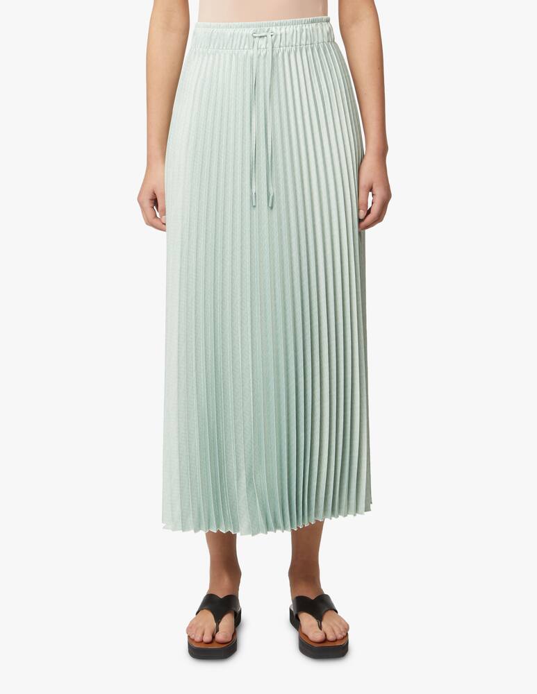 Marella Pleated skirt Jean - green - picture 2 Marella Pleated skirt Jean - green - picture 2