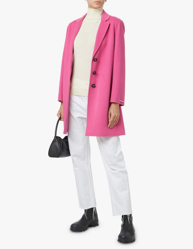 rinascente Marella Cappotto monopetto Miriam - Rosa