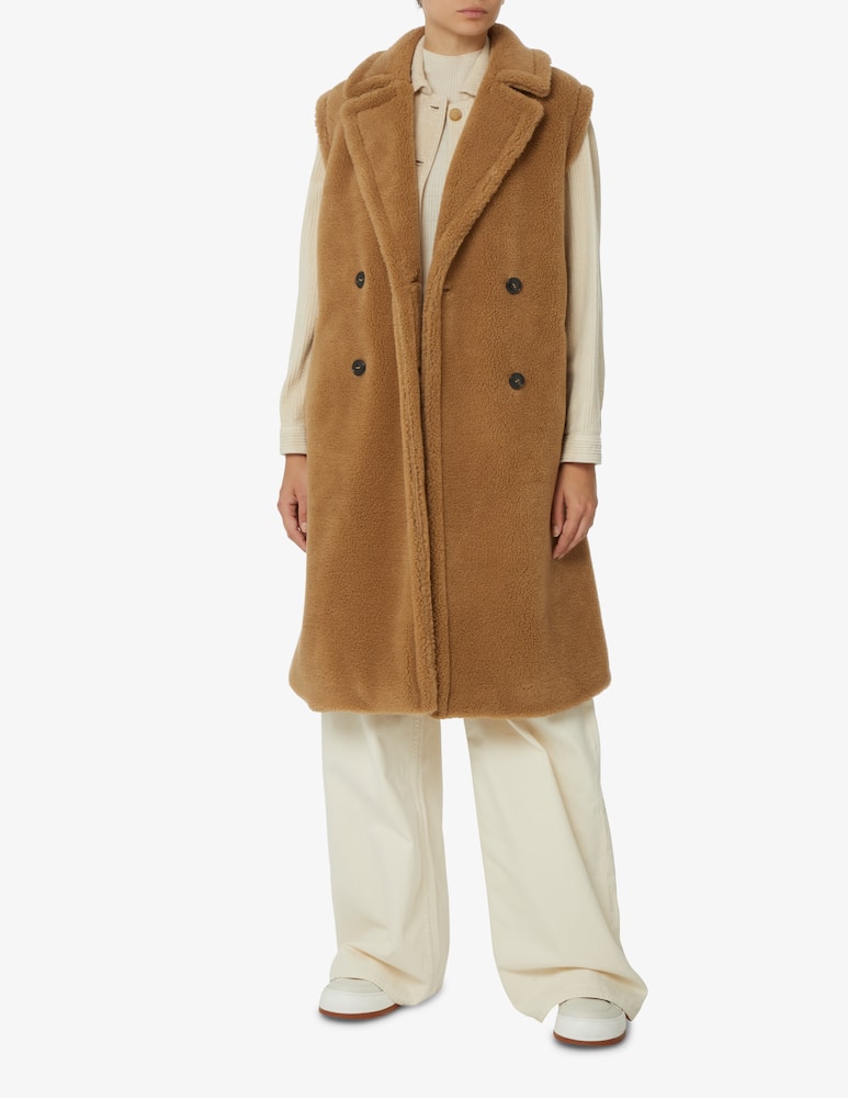 rinascente Marella Gilet pelliccia sintetica Shaila - Beige