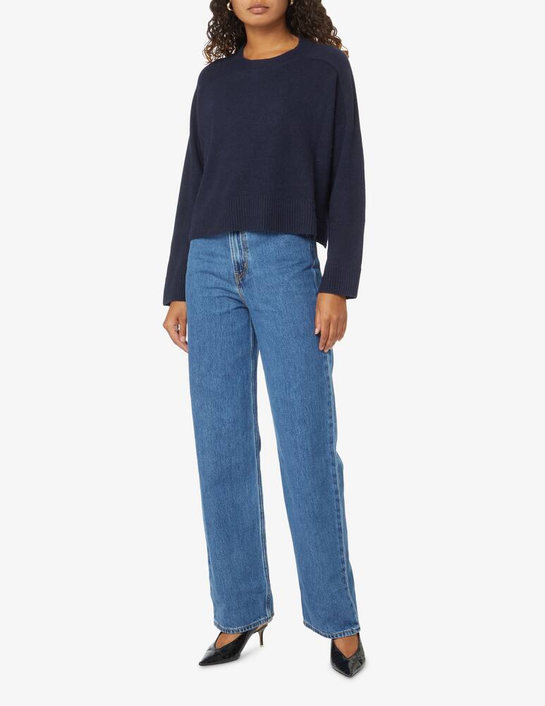 rinascente iBlues Maglione a manica lunga scollo a barca over Vaimy - Blu