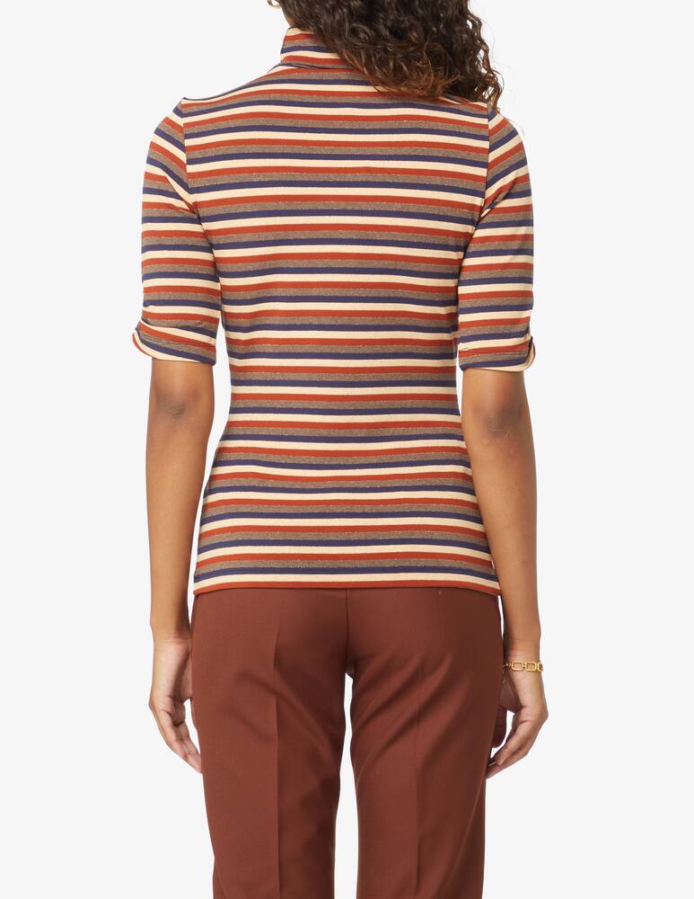 rinascente iBlues Maglione dolcevita rigato Blazer - Arancione