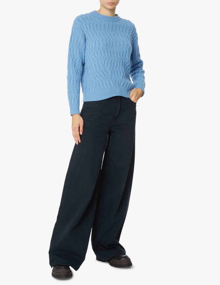 rinascente Marella Nille cable sweater - Blue