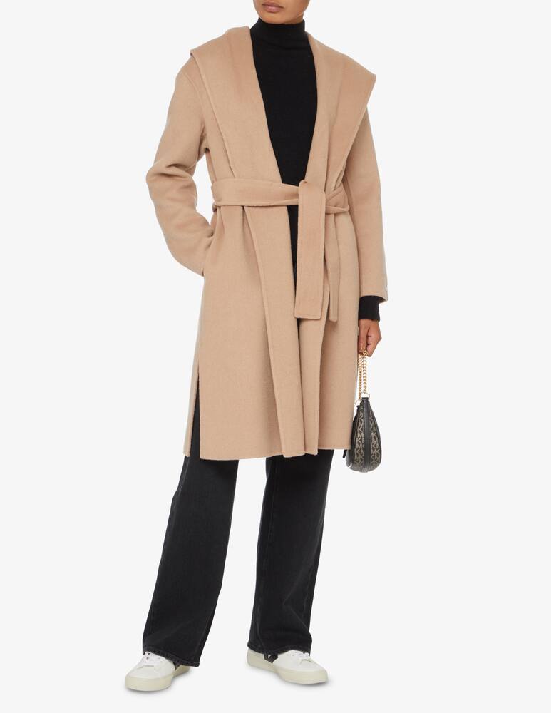 rinascente iBlues Moment double-breasted nightie with belt  - Beige