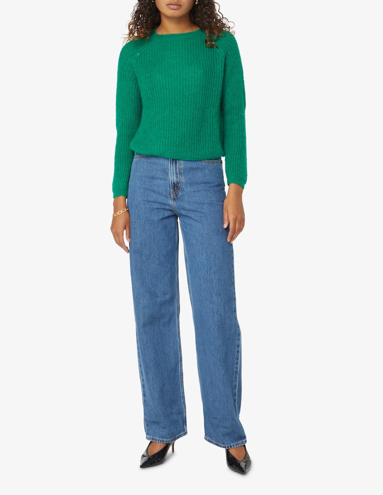 iBlues Siberia ribbed long sleeved jumper - Green - picture 2 iBlues Siberia ribbed long sleeved jumper - Green - picture 2