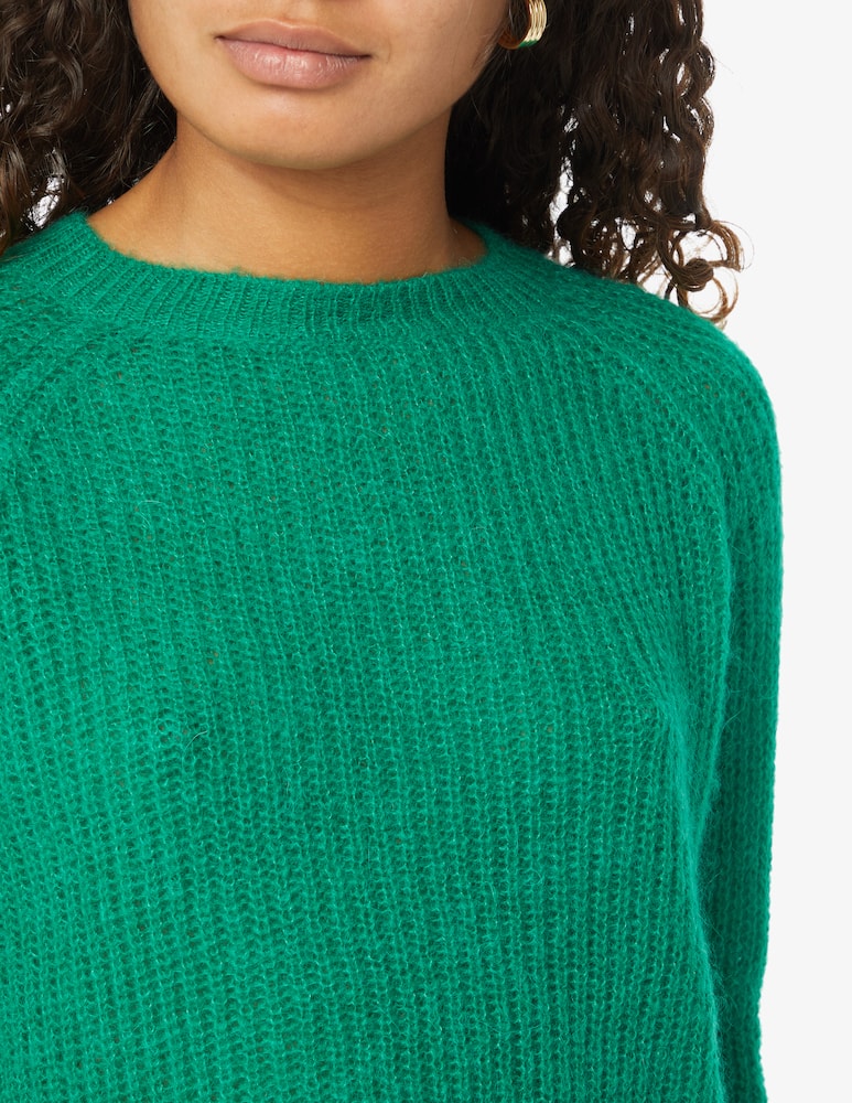 iBlues Siberia ribbed long sleeved jumper - Green - picture 4 iBlues Siberia ribbed long sleeved jumper - Green - picture 4