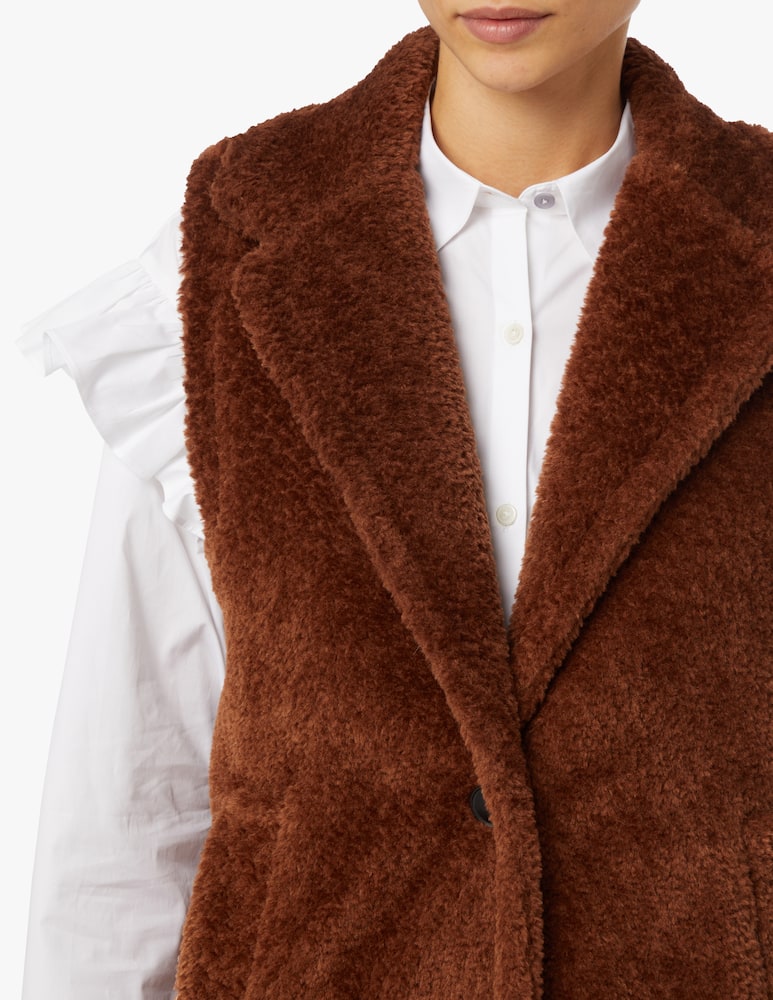 rinascente Marella Gilet teddy monopetto Ignazio - Marrone