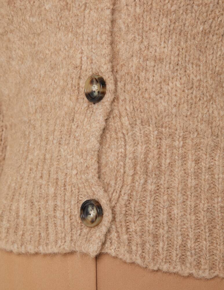 rinascente iBlues Cardigan fluffy scollo a v Denver - Beige