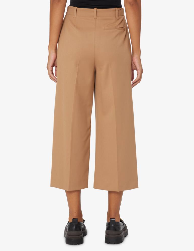 rinascente iBlues Pantaloni crop gabard Jancy - Marrone