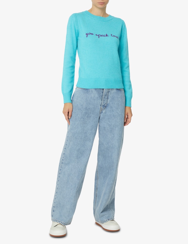 rinascente iBlues Maglione misto cashmere Mara - Azzurro