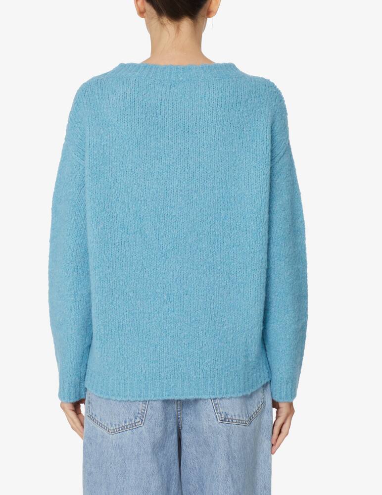 rinascente iBlues Maglione manica lunga fluffy Carmela - Azzurro