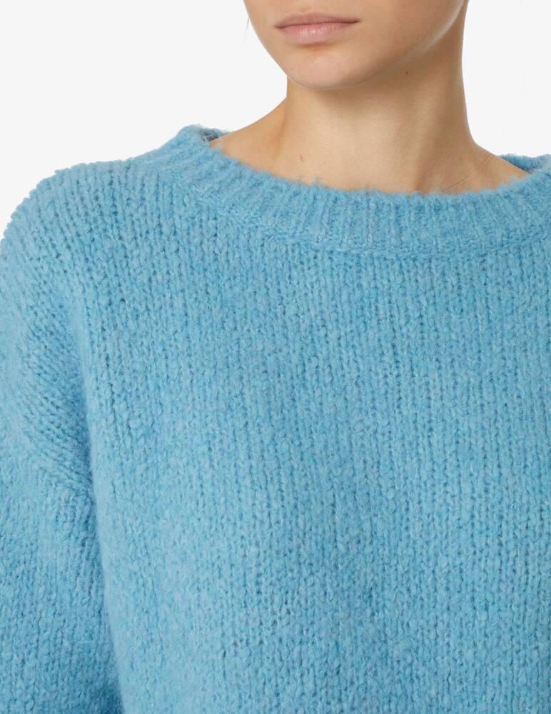 rinascente iBlues Maglione manica lunga fluffy Carmela - Azzurro