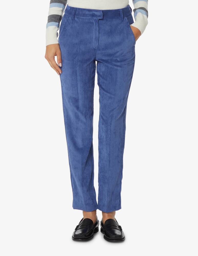 rinascente iBlues Pantaloni slim-fit in velluto Malva - Blu