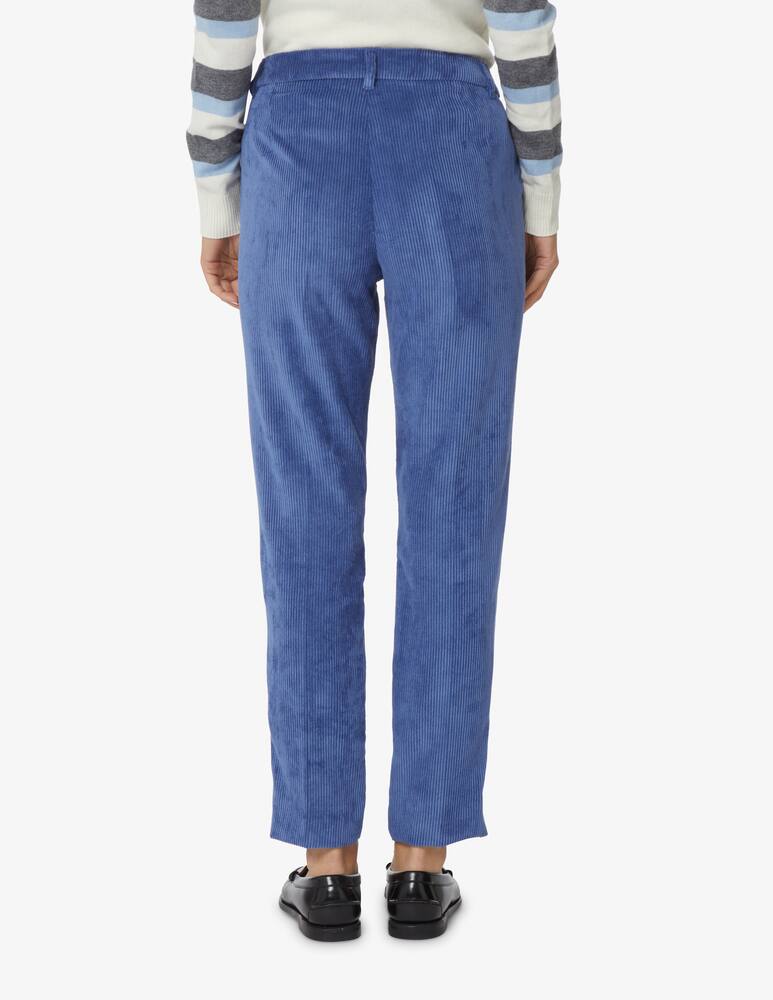 rinascente iBlues Pantaloni slim-fit in velluto Malva - Blu