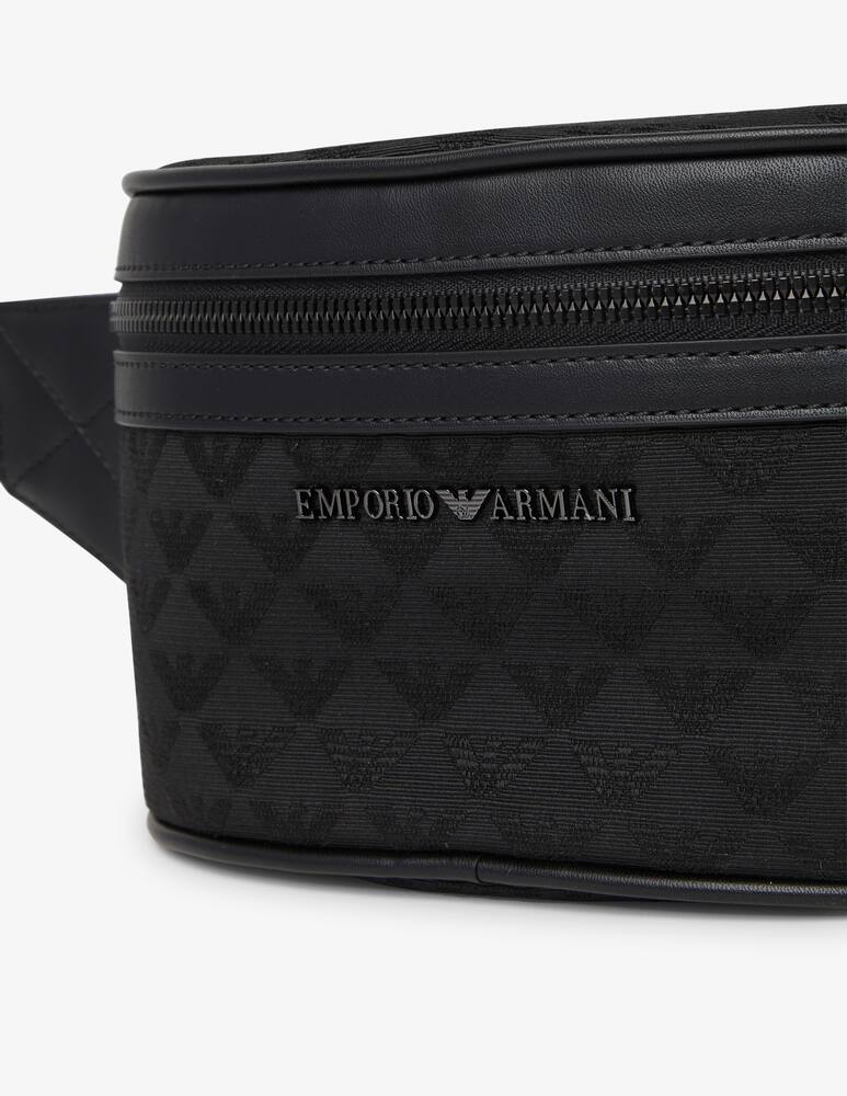 rinascente Emporio Armani Marsupio jacquard con logo